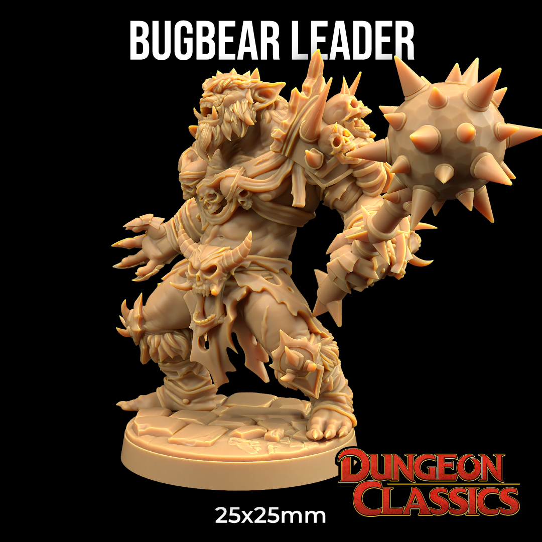 Bugbear Leader | PRESUPPORTED | Dungeon Classics